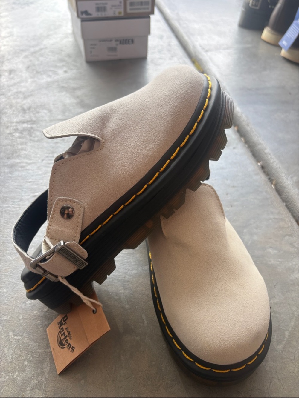DR. MARTENS Zebzag Womens Mules